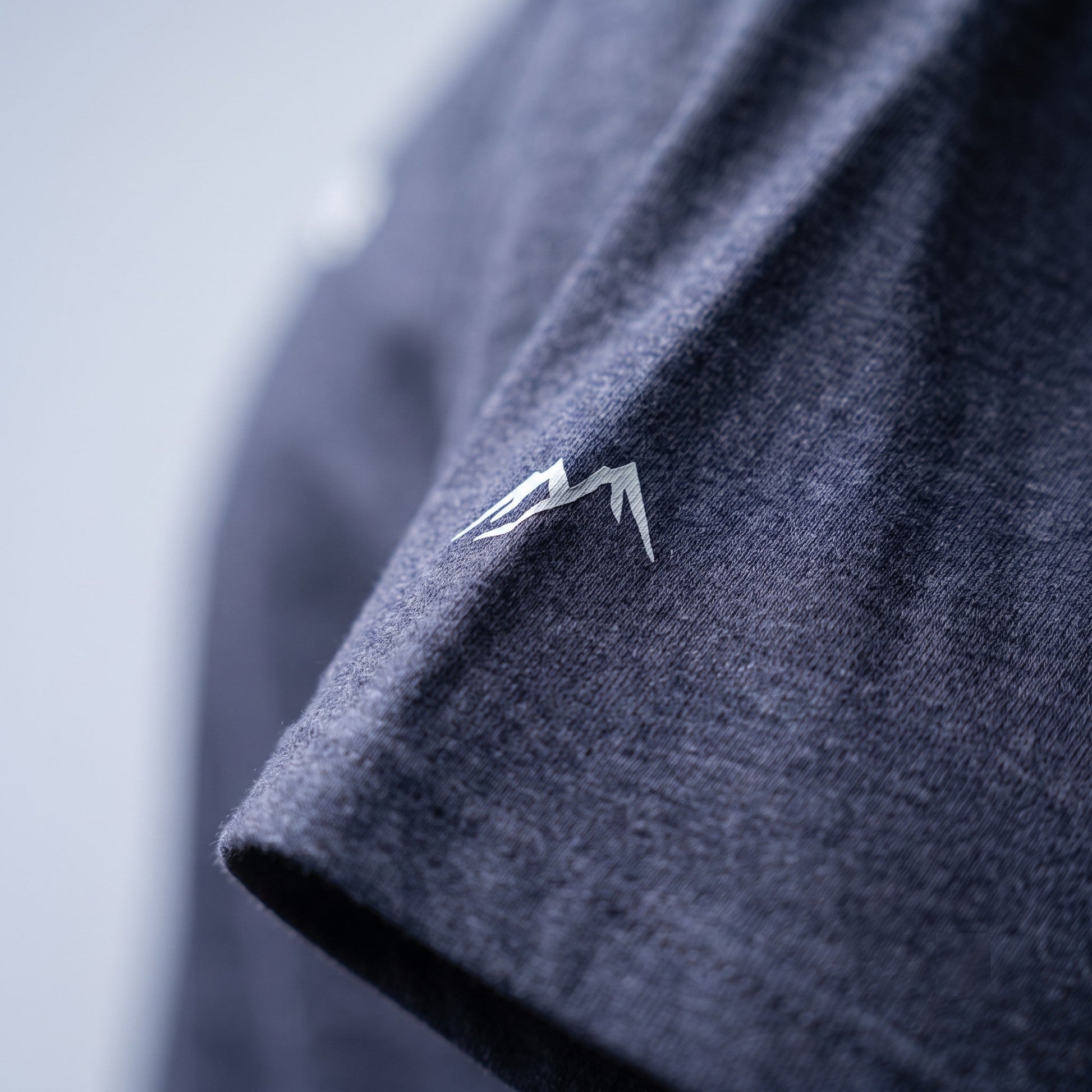 Off Piste Athletic Tee – Unisex All-Season T-Shirt in Navy, detail view — Off Piste Alpine Tech collection