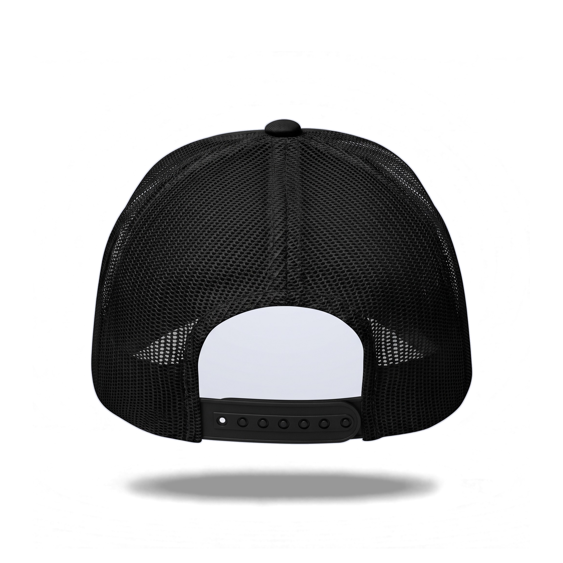 Off Piste Ski Hat in Black, back view