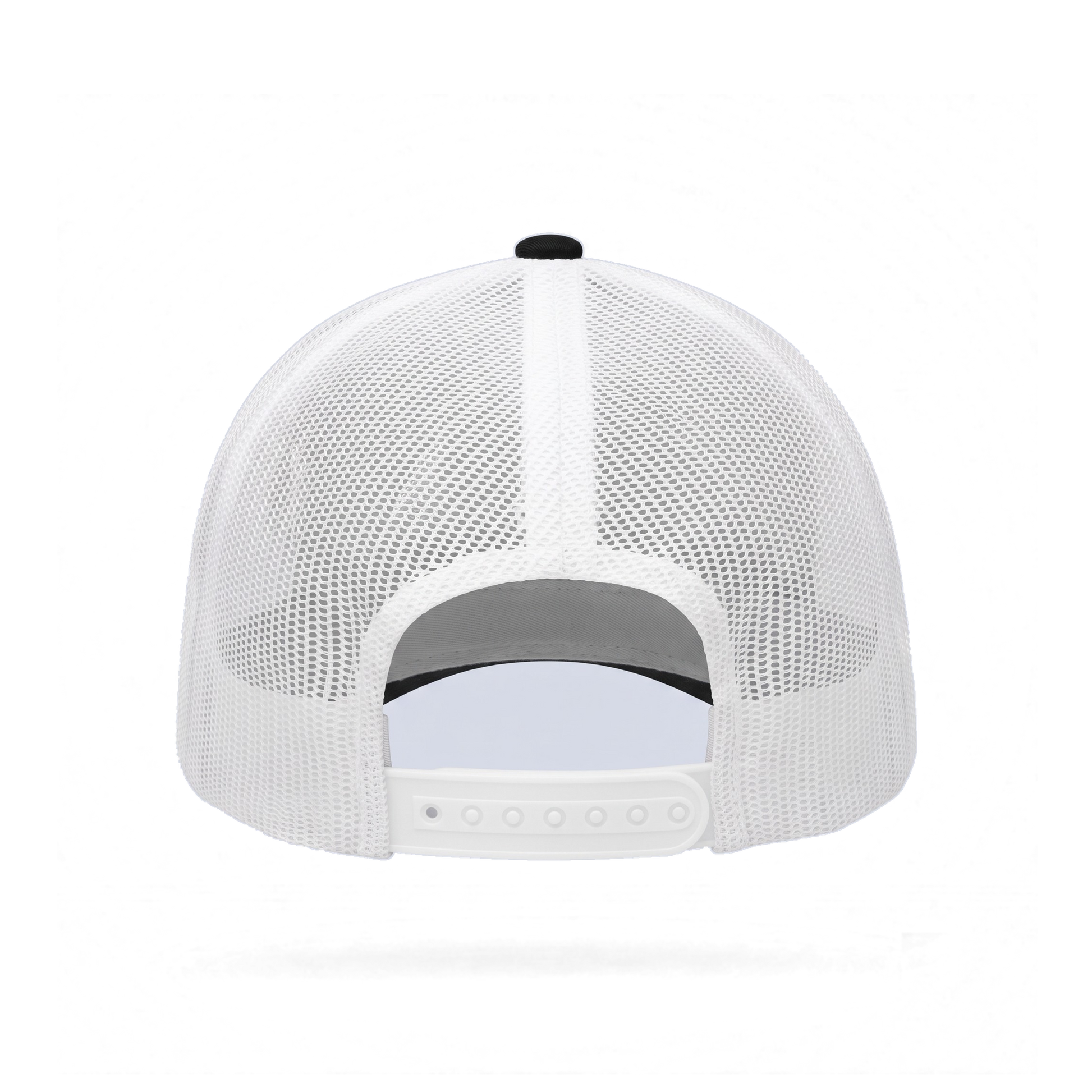 Off Piste Ski Hat in White, back view