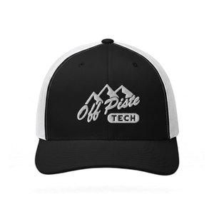 Off Piste Ski Hat in White, front view