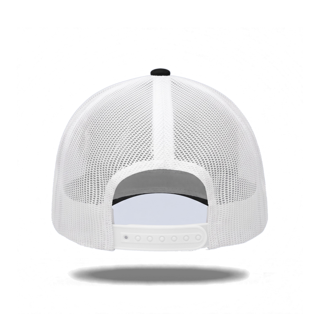 Off Piste Ski Hat in White, back view