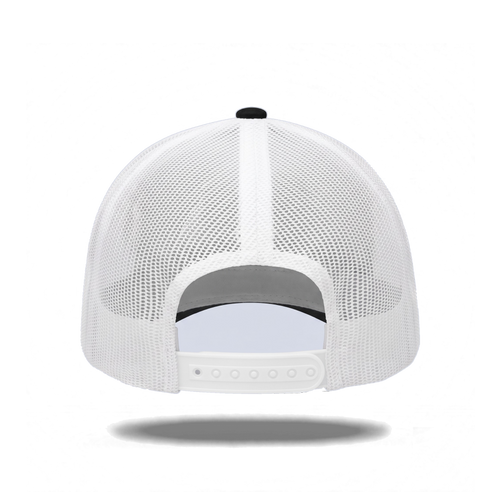 Off Piste Ski Hat in White, back view