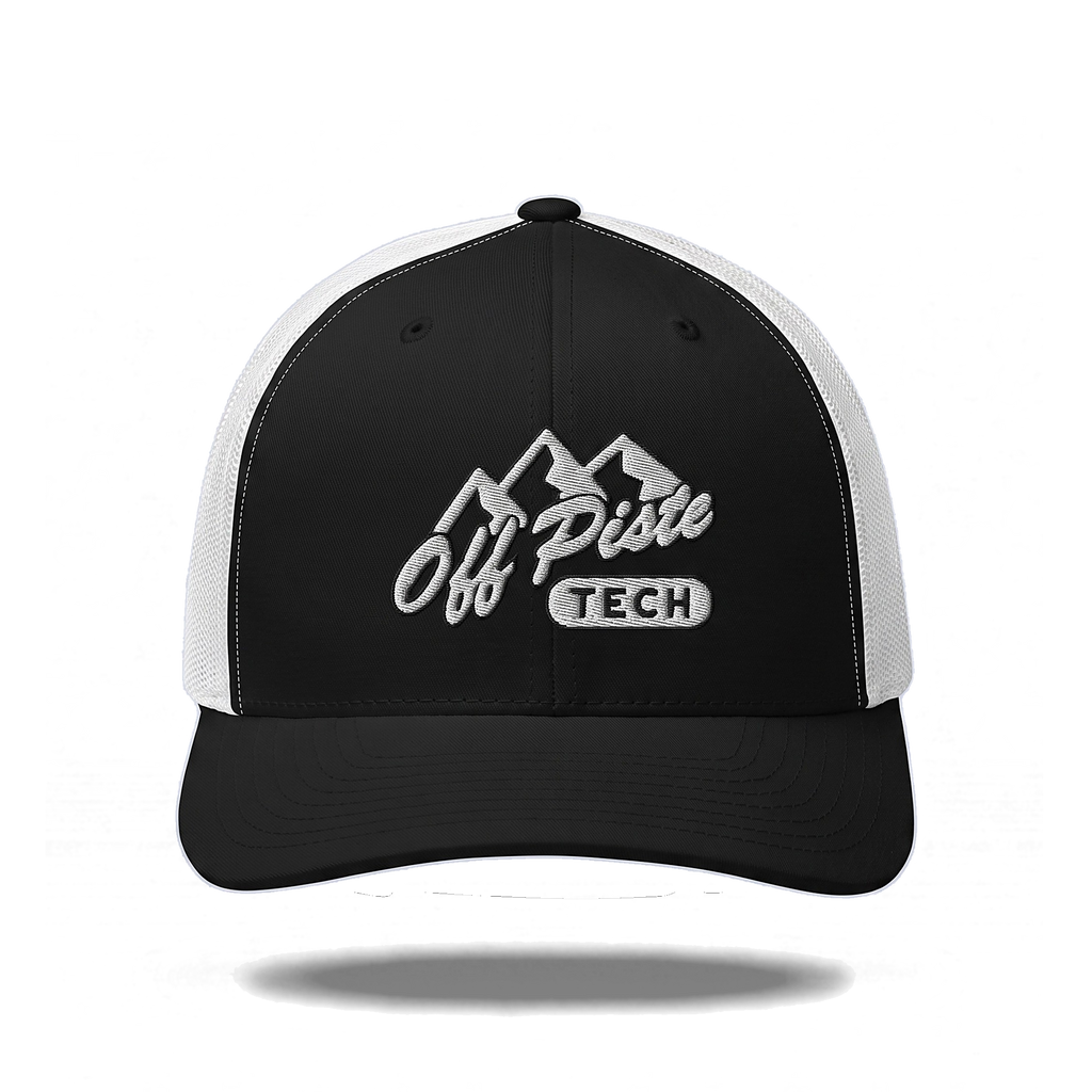 Off Piste Ski Hat in White, front view