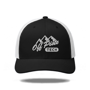 Off Piste Ski Hat in White, front view